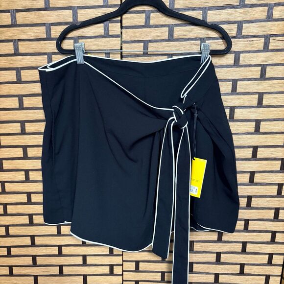 Diane Von Furstenberg For Target Black Skort Size 2X - Picture 2 of 8